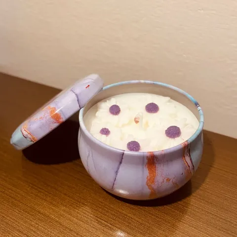 Marble Luxe Jar Candle