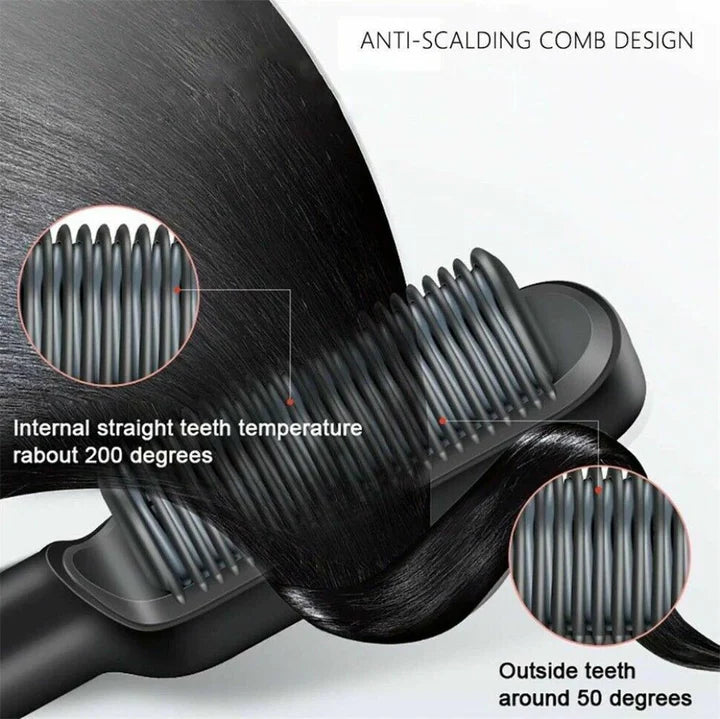 Hair Straightener Comb Brush electric - Image 3